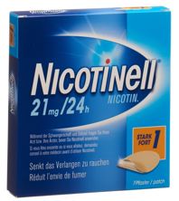 Nicotinell 1 fort patch mat 21 mg/24h 7 pce, image principale