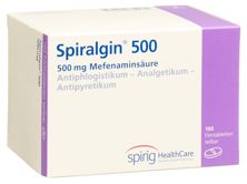Spiralgine cpr pell 500 mg 100 pce, image principale