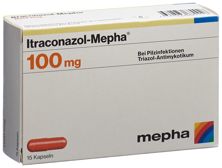 Itraconazol Mepha caps 100 mg 15 pce, image principale