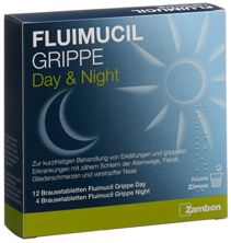 Fluimucil Grippe Day Night cpr eff sach 16 pce, image principale