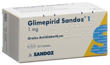 Glimepirid Sandoz Tabl 1 mg 120 Stk, Hauptbild