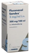 Fluconazole Sandoz 200 mg/100ml vial 100 ml, image principale
