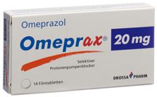 Omeprax cpr pell 20 mg 14 pce, image principale