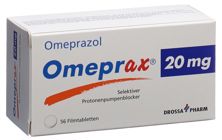 Omeprax cpr pell 20 mg 56 pce, image principale