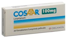 Cosaar Filmtabl 100 mg 28 Stk, Hauptbild