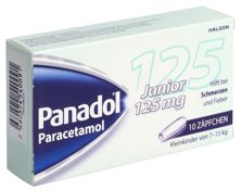 Panadol Junior supp 125 mg 10 pce, image principale