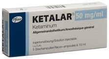 Ketalar Inj Lös 500 mg/10ml 5 Durchstf 10 ml, Hauptbild