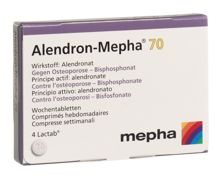 Alendron Mepha Lactab 70 mg 4 pce, image principale