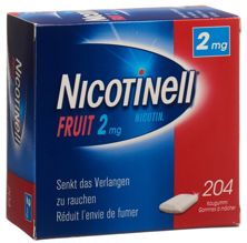 Nicotinell Gum 2 mg fruit 204 pce, image principale