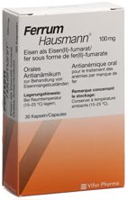 Ferrum Hausmann Ret Kaps 100 mg 30 Stk, Hauptbild