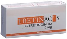 Trétinac caps moll 5 mg 100 pce, image principale