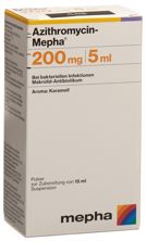 Azithromycin Mepha Plv 200 mg/5ml f Susp 15 ml, Hauptbild