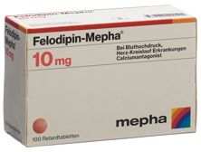 Felodipin Mepha Ret Tabl 10 mg 100 Stk, Hauptbild