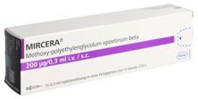 Mircera Inj Lös 200 mcg/0.3 ml Fertspr, Hauptbild