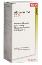 Albumin CSLsol perf 20 % 100ml, image principale