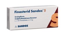 Finastéride Sandoz cpr pell 5 mg 30 pce, image principale