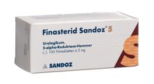 Finasterid Sandoz Filmtabl 5 mg 100 Stk, Hauptbild