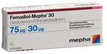 Femadiol Mepha 30 Drag 21 Stk, Hauptbild