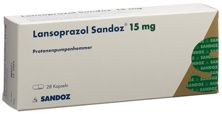 Lansoprazol SandozKaps 15 mg 28 Stk, Hauptbild