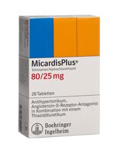 Micardis Plus Tabl 80/25 mg 28 Stk, Hauptbild