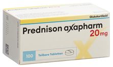 Prednison axapharm Tabl 20 mg 100 Stk, Hauptbild