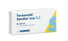 Torasémide Sandoz eco cpr 2.5 mg 20 pce, image principale