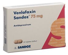 Venlafaxin Sandoz Tabl 75 mg 30 Stk, Hauptbild