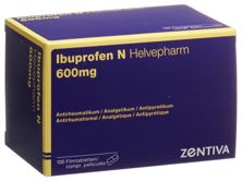 Ibuprofen N Helvepharm Filmtabl 600 mg 100 Stk, Hauptbild