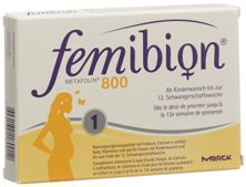 Femibion 800 folic acid plus metafolin cpr 60 pce, image principale
