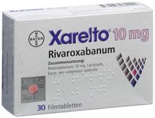 Xarelto Filmtabl 10 mg 30 Stk, Hauptbild