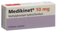 Medikinet Tabl 10 mg 50 Stk, Hauptbild