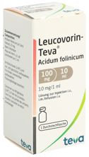 Leucovorin Teva Inj Lös 100 mg/10ml Durchstf 10 ml, Hauptbild