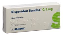 Risperidon Sandoz Schmelztabl 0.5 mg 28 Stk, Hauptbild