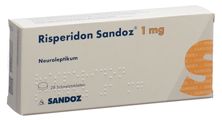 Risperidon Sandoz Schmelztabl 1 mg 28 Stk, Hauptbild