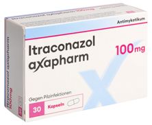 Itraconazol axapharm Kaps 100 mg 30 Stk, Hauptbild