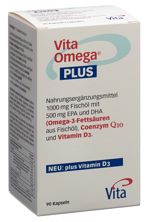 Vita Omega Plus Kaps 1g Fischöl 30mg Q10 90 Stk, Hauptbild