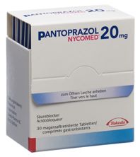 Pantoprazol Nycomed Filmtabl 20 mg 30 Stk, Hauptbild