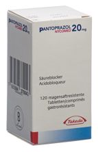 Pantoprazol Nycomed Filmtabl 20 mg Ds 120 Stk, Hauptbild