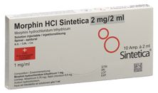 Morphin HCl Sintetica 2 mg/2ml 10 Amp 2 ml, Hauptbild