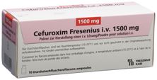 Cefuroxim Fresenius i.v. 1500 mg Durchstf 10 Stk, Hauptbild