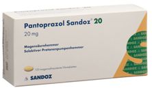 Pantoprazol Sandoz Filmtabl 20 mg 120 Stk, Hauptbild