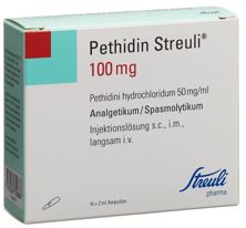 Péthidine Streuli sol inj 100 mg/2ml 10 amp 2 ml, image principale