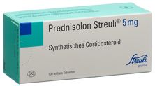 Prednisolon Streuli Tabl 5 mg 100 Stk, Hauptbild