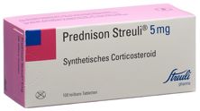 Prednison Streuli Tabl 5 mg 100 Stk, Hauptbild