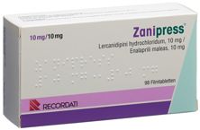 Zanipress Filmtabl 10/10 mg 98 Stk, Hauptbild