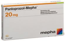 Pantoprazol Mepha Lactab 20 mg 15 Stk, Hauptbild