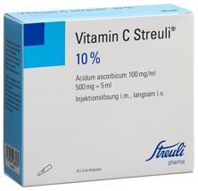 Vitamine C Streuli sol inj 10 % 10 amp 5 ml, image principale
