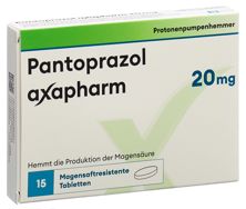 Pantoprazole axapharm cpr 20 mg 15 pce, image principale