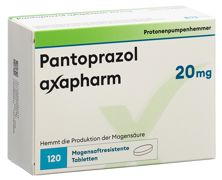 Pantoprazol axapharm Tabl 20 mg 120 Stk, Hauptbild