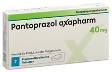 Pantoprazol axapharm Tabl 40 mg 7 Stk, Hauptbild